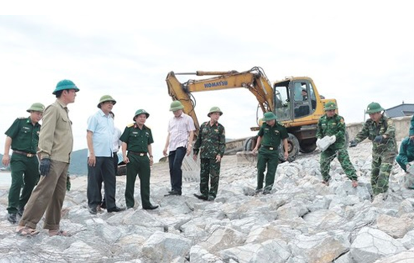 Hà Tĩnh: Đầu tư khắc phục kè biển Cẩm Nhượng bị hư hỏng với nguồn ngân sách 13,1 tỷ đồng.